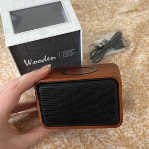 Babylon Promo Item - Wooden Bluetooth Speaker - Brown - NWT